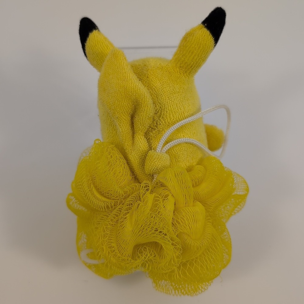 Nintendo Pokemon Pikachu Bath & Shower Pouf Loofah Plush Cosrich‎ Unused RARE - Picture 2 of 6